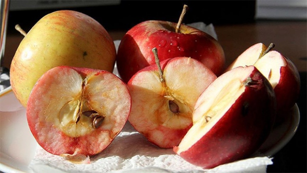 'İçi kırmızı renkli elma' üretilecek
