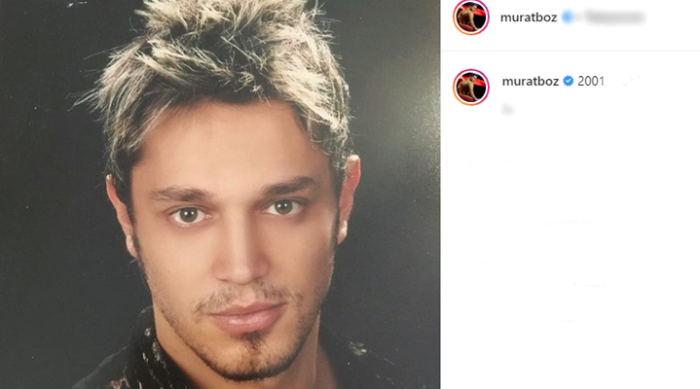 Murat Boz, 2001 yılında çekilen vesikalık fotoğrafını "2001..." notuyla sosyal medya hesabından takipçileriyle paylaştı.